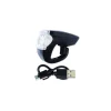 Luz delantera Bigger de Silicona USB para Bicicleta