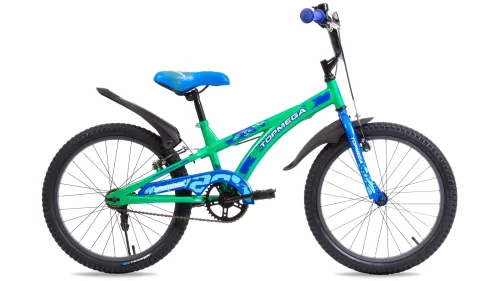 Bicicleta Infantil Topmega Speedmike Rodado 20 Verde/Azul 1V