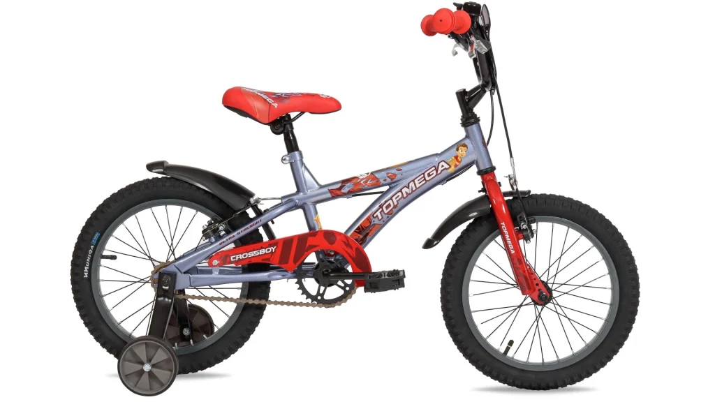 Bicicleta Infantil Topmega Speedmike Rodado 16 Verde/Azul 1V