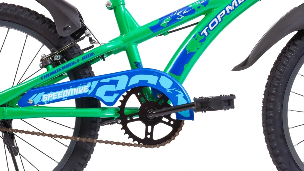 Bicicleta Infantil Topmega Speedmike Rodado 20 Verde/Azul 1V