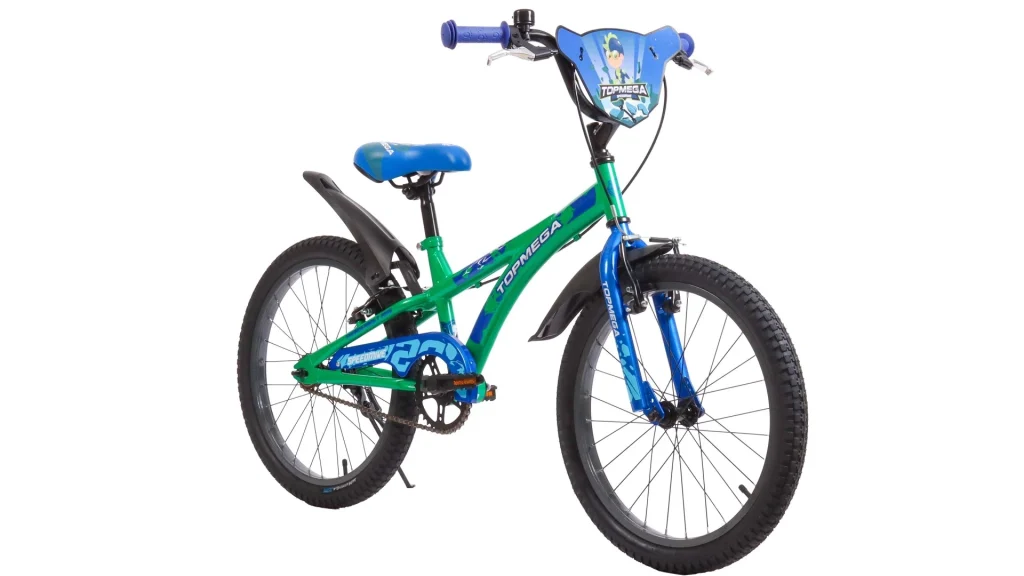 Bicicleta Infantil Topmega Speedmike Rodado 20 Verde/Azul 1V