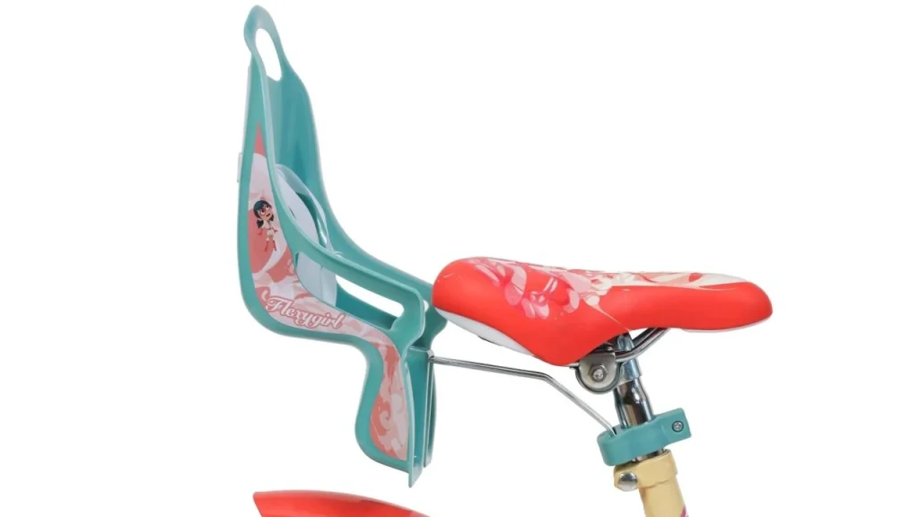 Bicicleta Infantil Topmega Flexygirl Rodado 16 Rosa con Canasto
