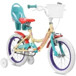 Bicicleta Infantil Topmega Flexygirl Rodado 16 Rosa con Canasto